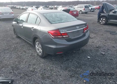 2013 Honda Civic Lx from USA, damaged, VIN 2HGFB2F54DH596901